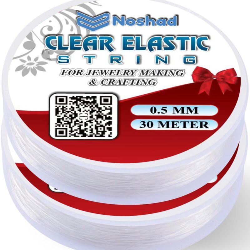 Elastic String 0.5mm Pack of Two Cropped
